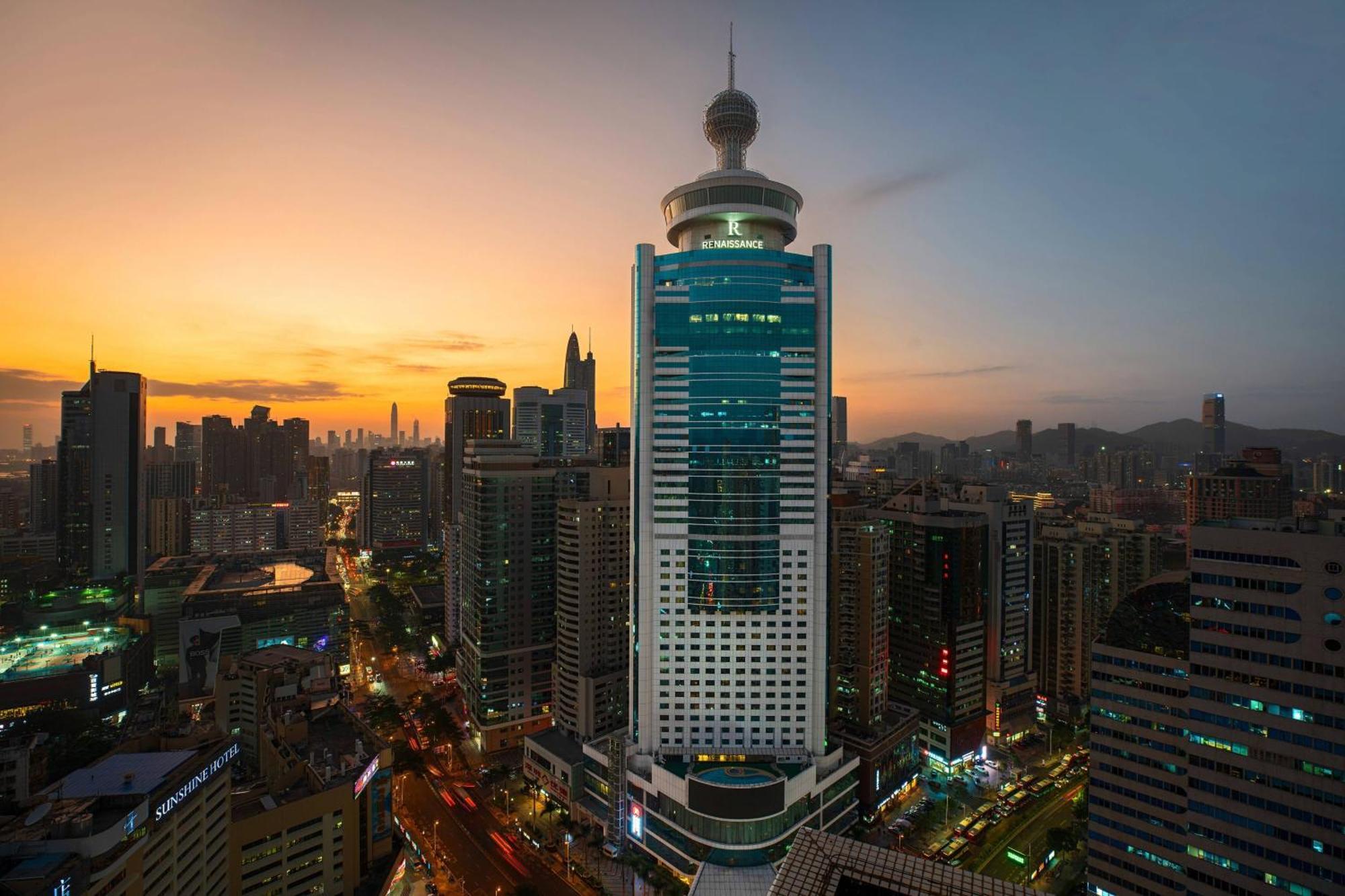Renaissance Shenzhen Luohu Hotel Bagian luar foto